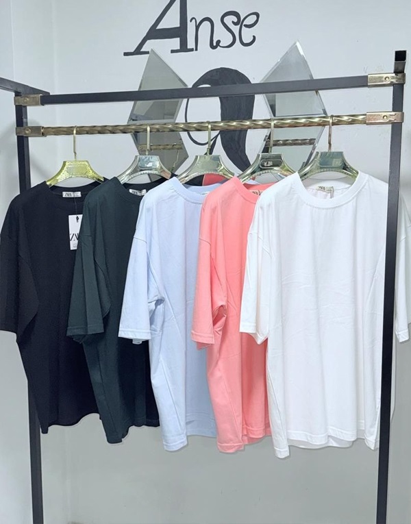 تیشرت ترک ZARA ساده - تصویر 2