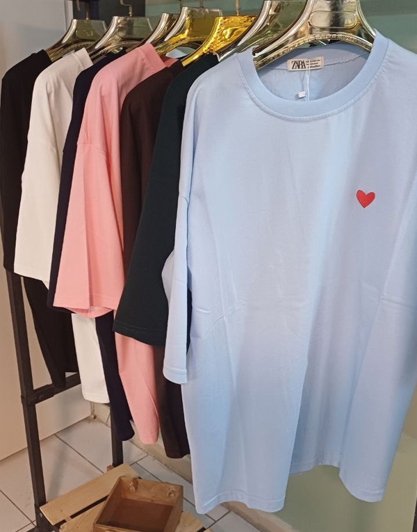تیشرت ترک ZARA قلب - تصویر 2