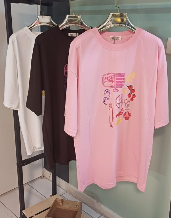 تیشرت ترک ZARA ماهی - تصویر 2