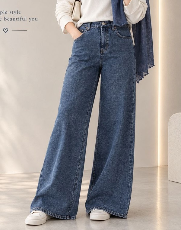 شلوار جین بگ H&M - وارداتی کد 107