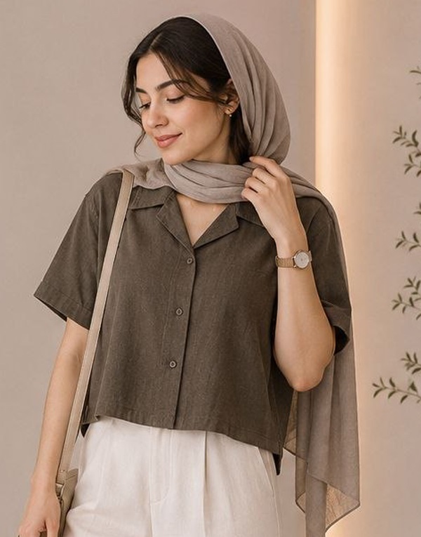 کراپ ترک برند ZARA زویا