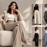 شلوار پارچه‌ای زنانه ترند