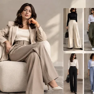 شلوار پارچه‌ای زنانه ترند
